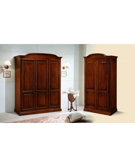 ARMADIO LEGNO MASSELLO 3 ANTE ARTE POVERA