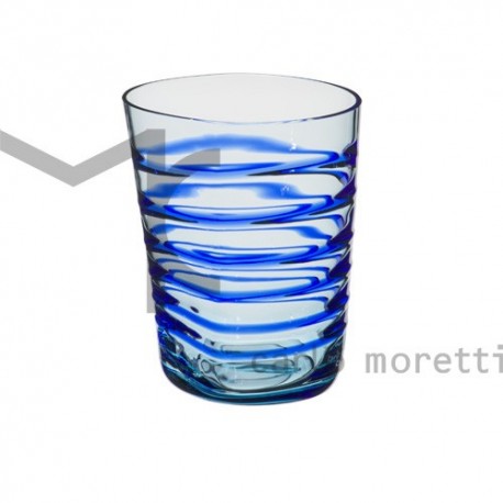Bicchieri in vetro colorato Carlo Moretti Bora