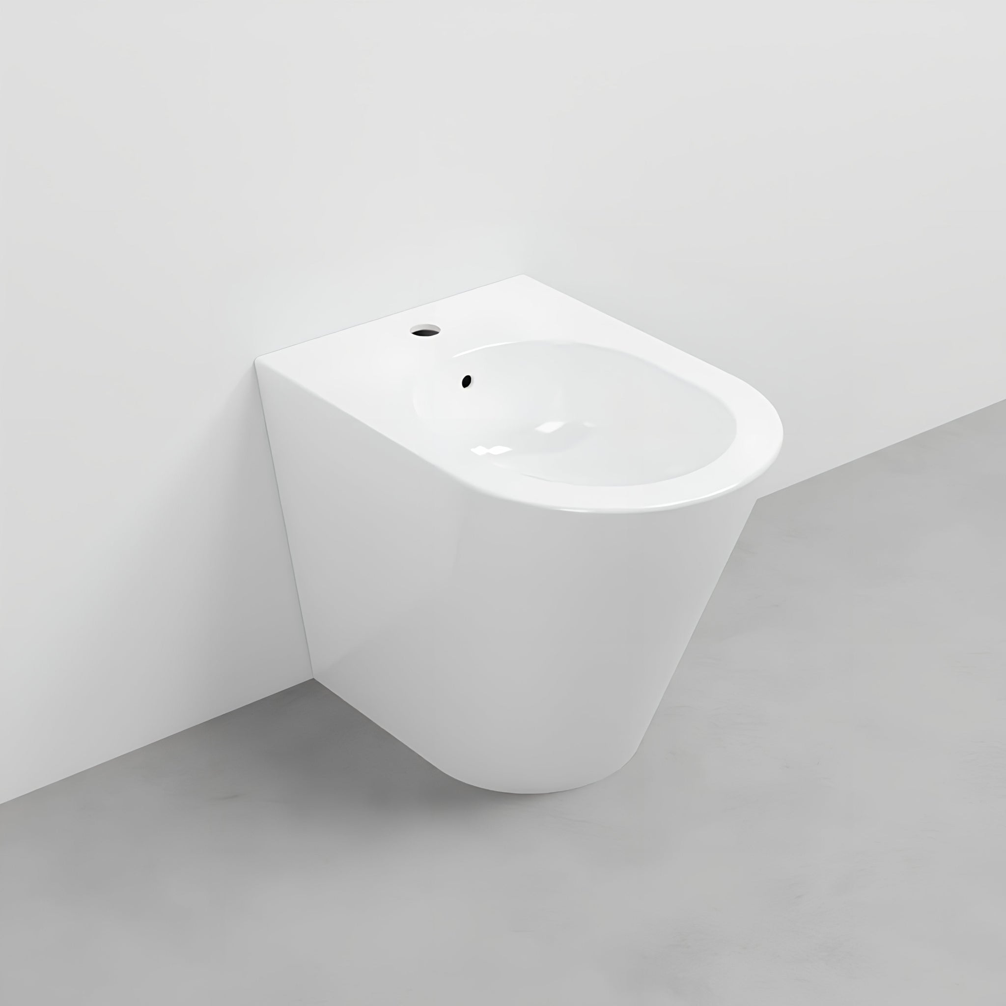 Bidet a Terra Ceramica Cielo "Mare" Bianco Lucido