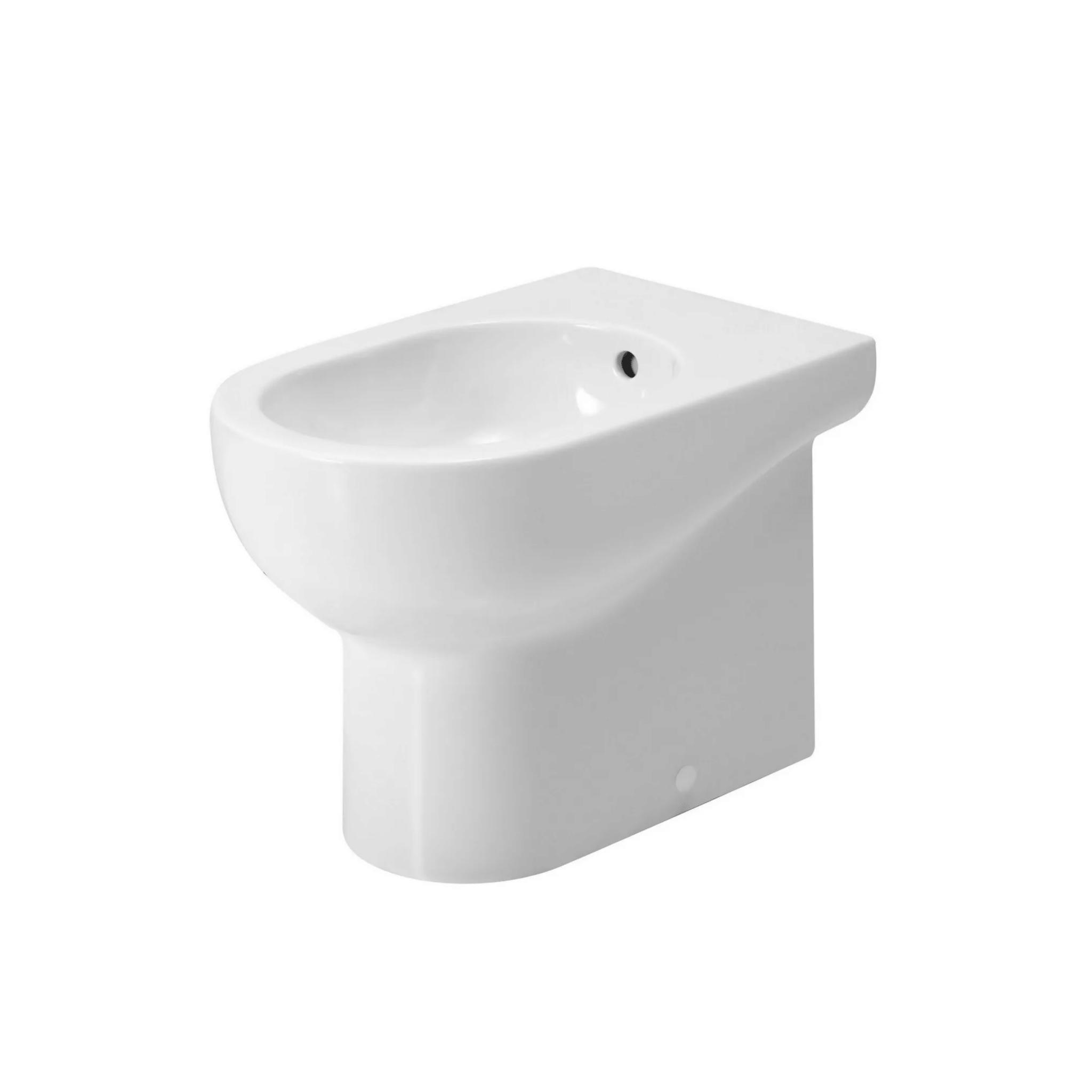 Bidet a Terra H 48 Azzurra Ceramica "Nuvola" Bianco Lucido