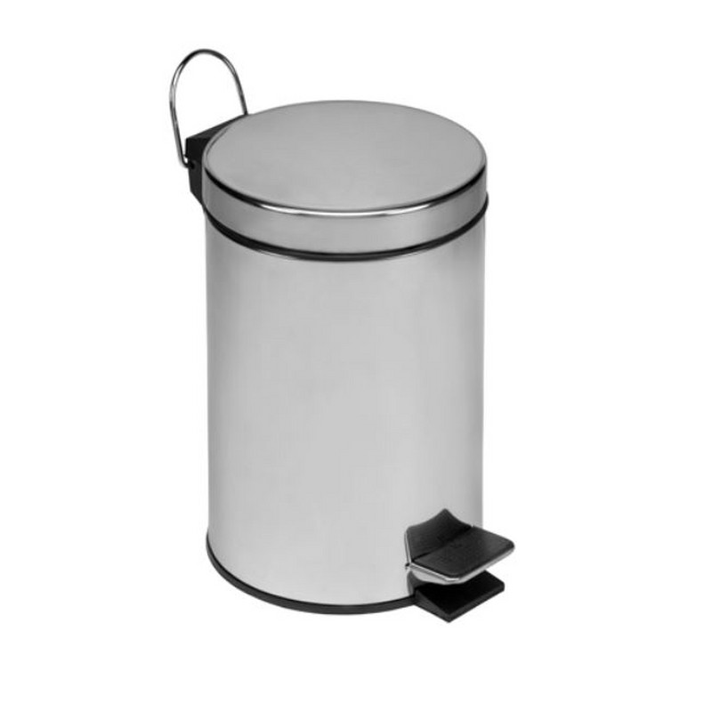 BIN BASIC PATTUMIERA A PEDALE 3 LT INOX MEDIAL INTERNATIONAL