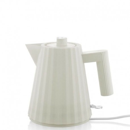 Bollitore elettrico Alessi Plissé bianco 100 cl