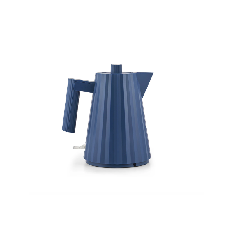Bollitore elettrico Alessi Plissé blu 100 cl