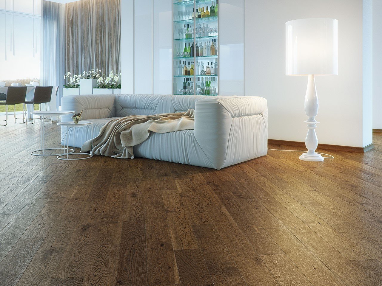 Listone Parquet Rovere Spazzolato Scuro - Oak Brown Sugar-16632