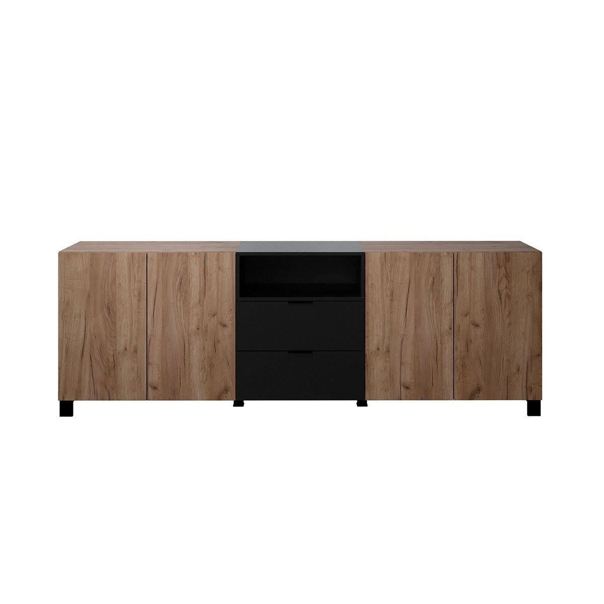 Buffet 4 porte, 2 cassetti e 1 nicchia L227 cm - Kendo