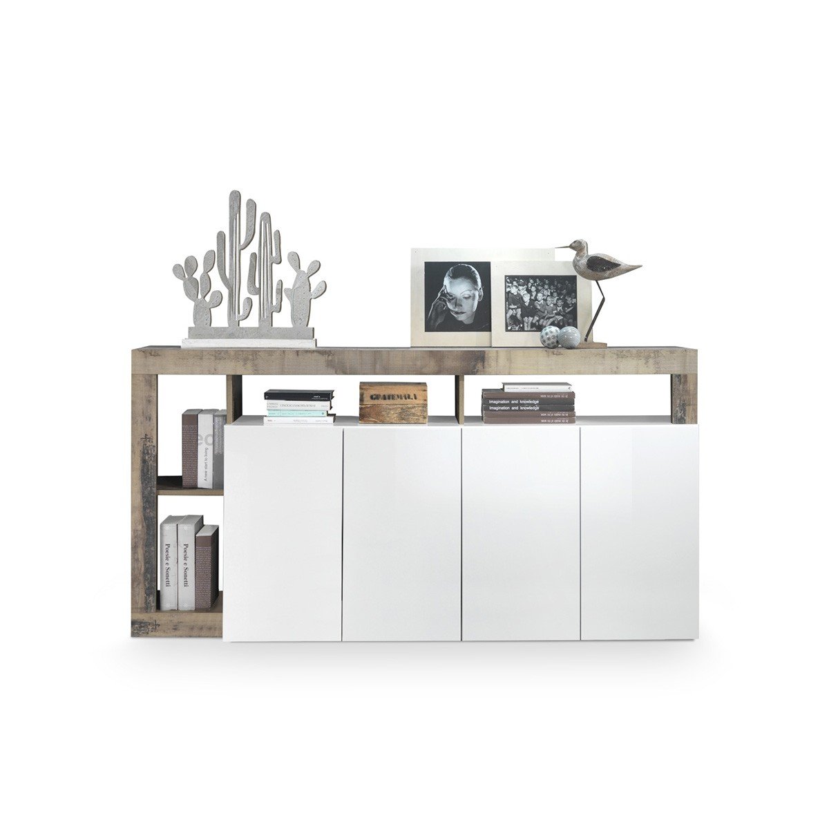 Buffet 4 porte Francoforte - L184 cm