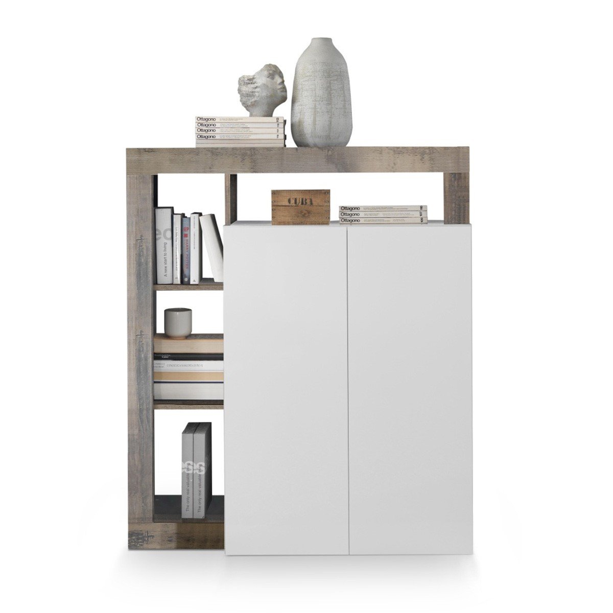 Buffet alto 2 porte Francoforte - L108 cm