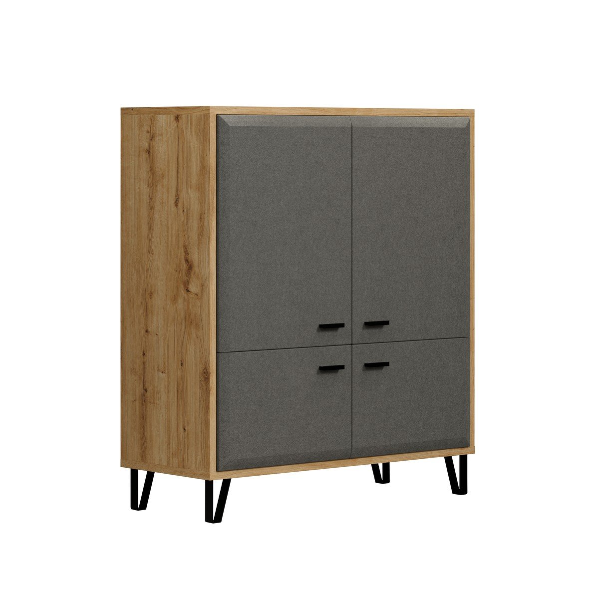 Buffet haut 4 portes L98 cm - BLANSHE