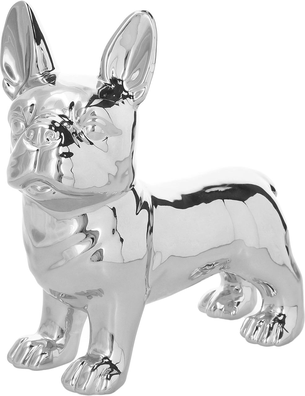 Bulldog in Argento