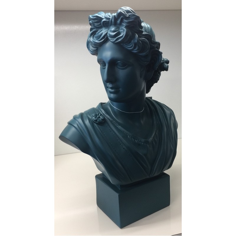 BUSTO APOLLO IN RESINA OTTANIO 34 CM. PALAIS ROYAL