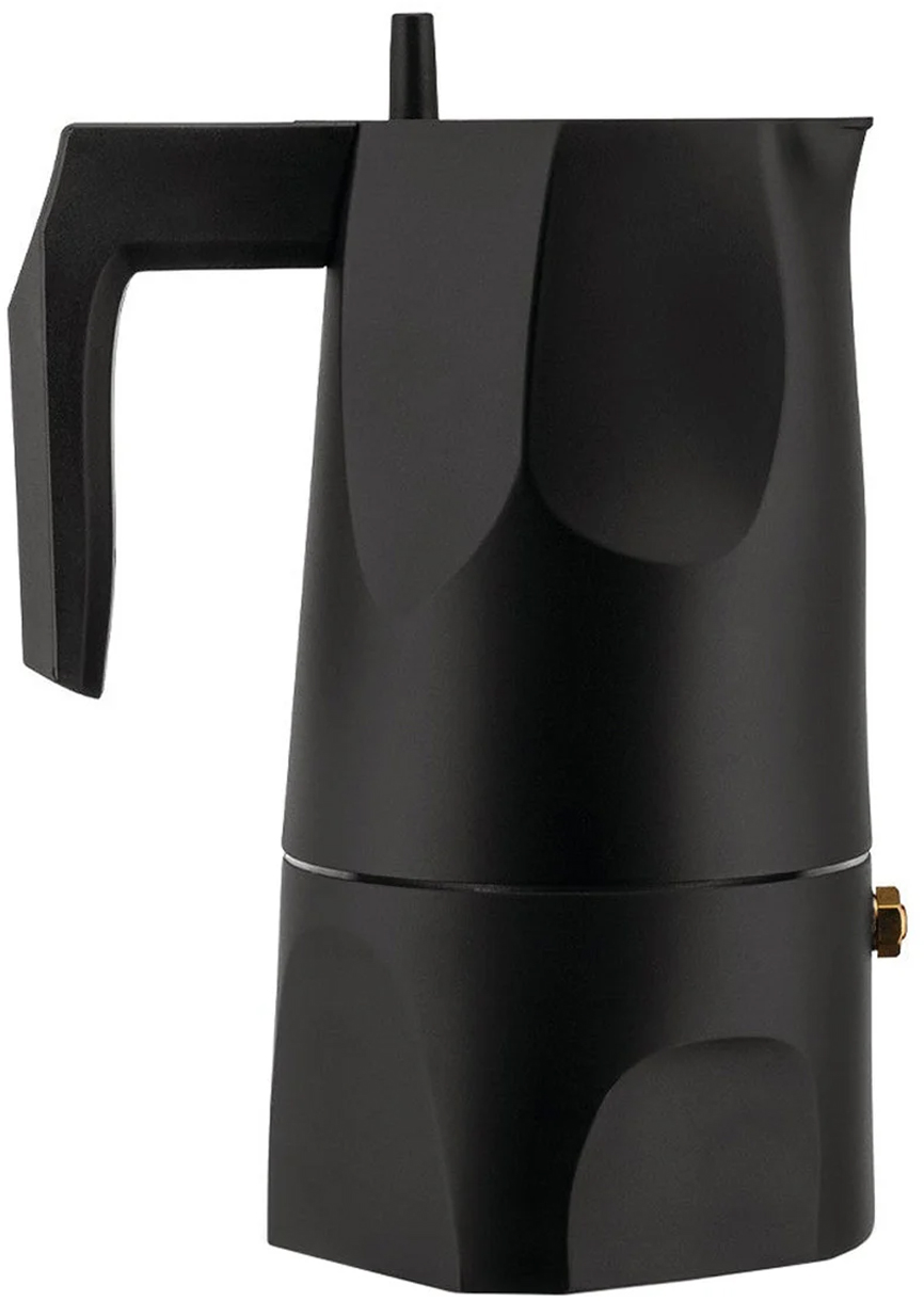 Caffettiera Espresso Ossidiana 3 Tazze Nero