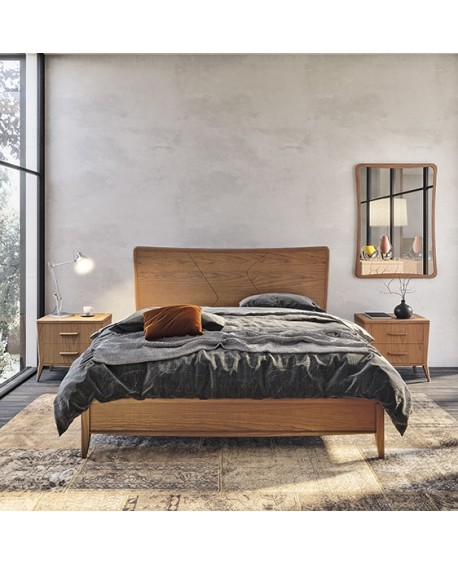 CAMERA COMPLETA LEGNO MASSELLO FRASSINO