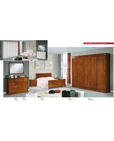 PROMOZIONE CAMERA DA LETTO COMPLETA LEGNO MASSELLO VARI COLORI