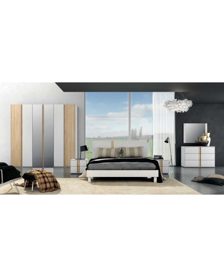 camera da letto moderna composizione 14