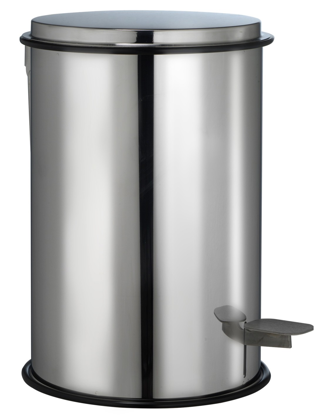 Caos Hotellerie - Pattumiera in acciaio inox lucido apertura a pedale - 104/L