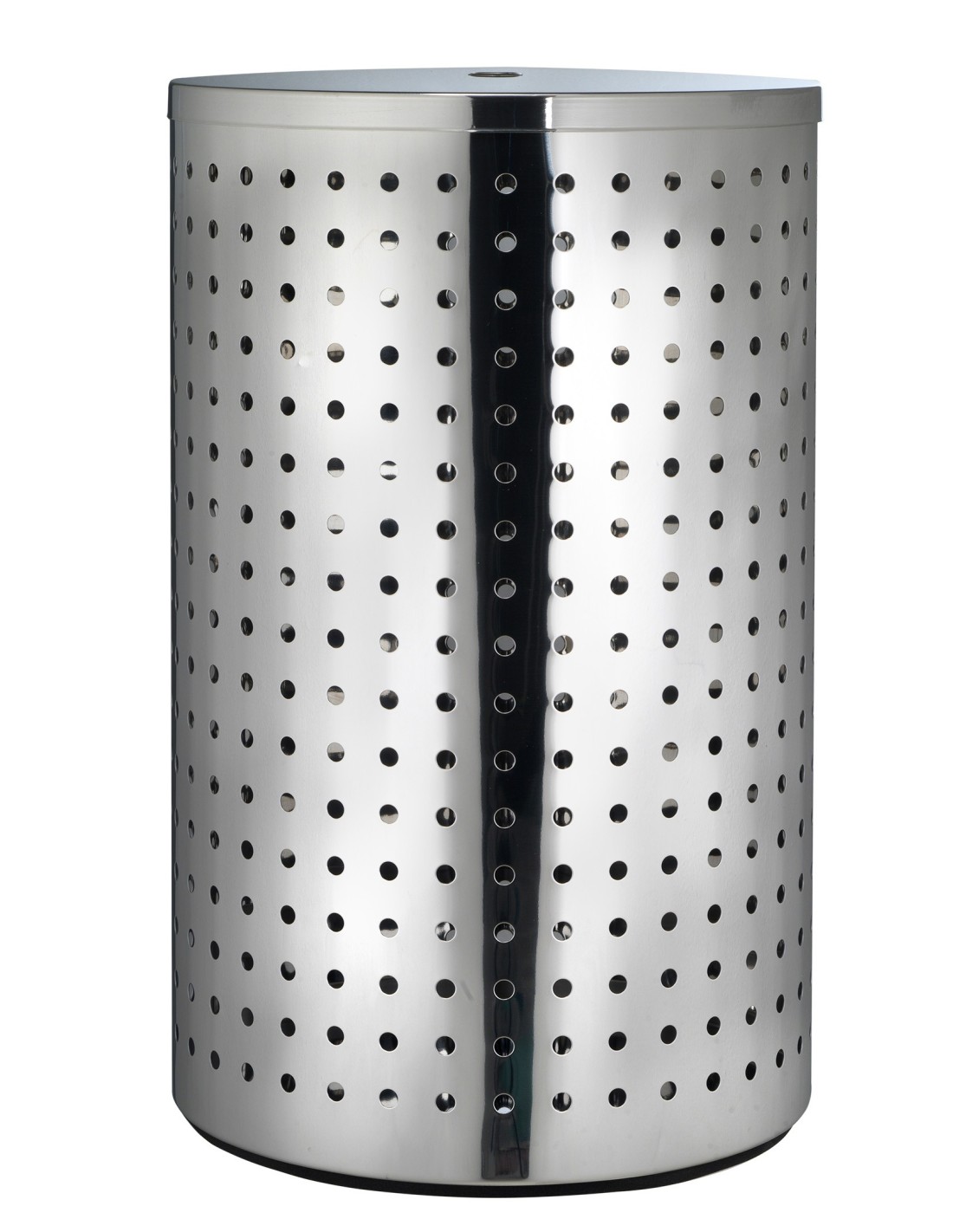 Caos Hotellerie - Portabiancheria con coperchio in acciaio inox lucido - 206/L