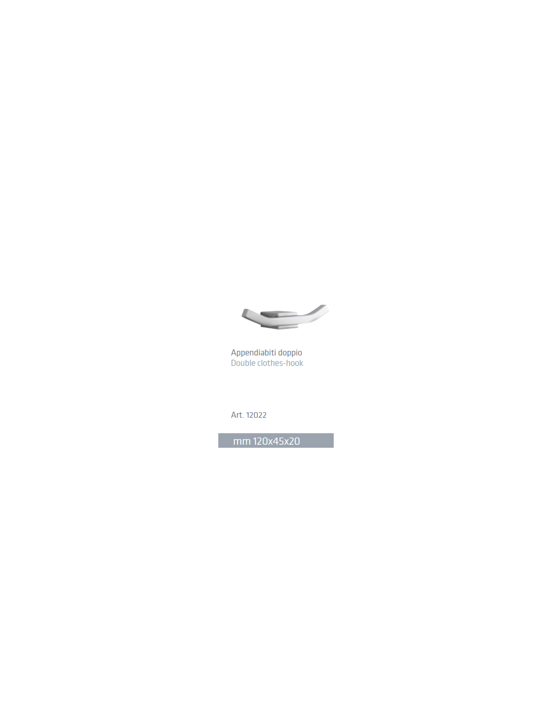 Caos - Midò appendiabiti doppio - 12022