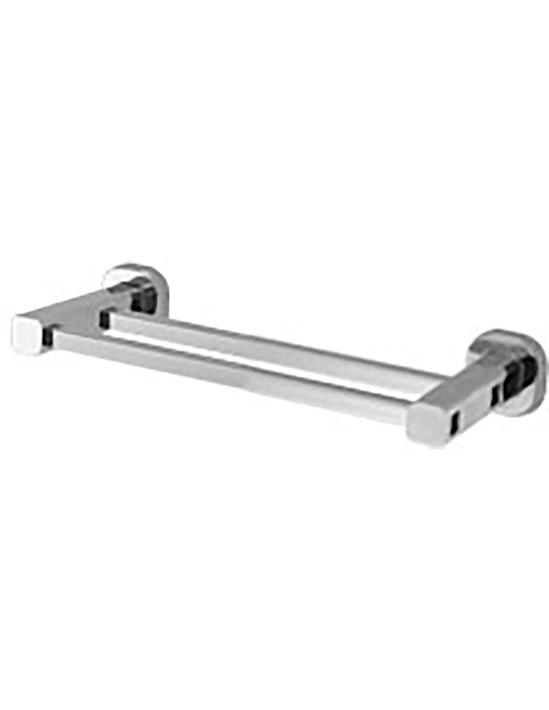 Caos - Porta salviette doppio al muro varie lunghezze COLORA