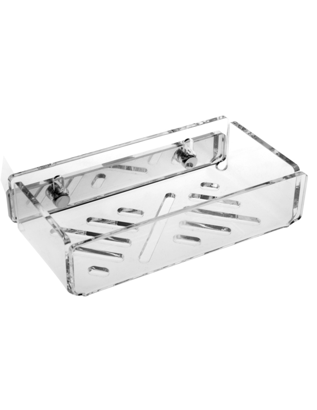 Caos - Portaoggetti con vaschetta estraibile 30 cm /installazione con colla - 1482