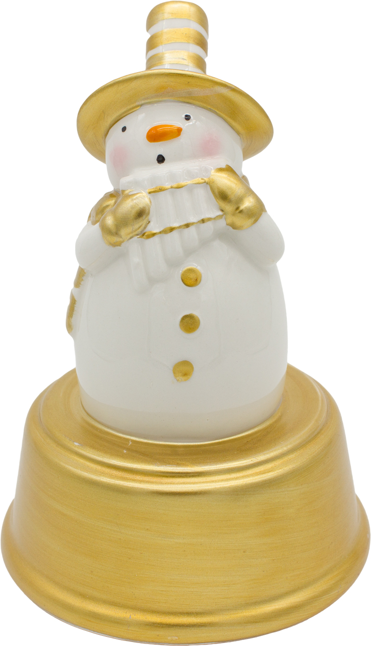 Carillon Pupazzo di Neve Con Flauto