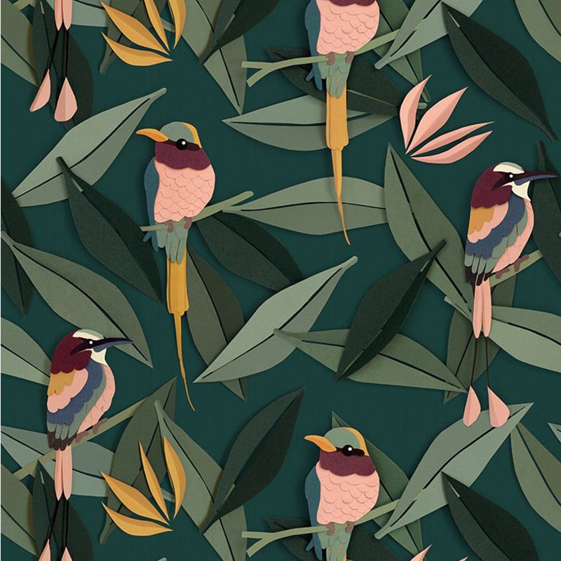 Carta da parati Birds  Studio Ditte