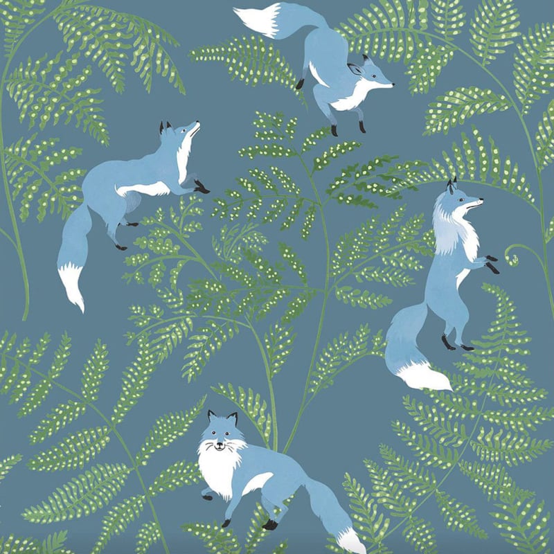 Carta da parati Kitsuné  Little Cabari