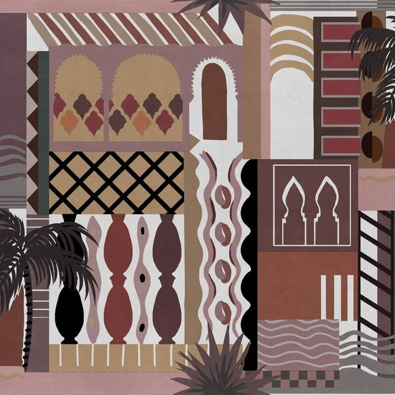 Carta da parati Majorelle Coordonné