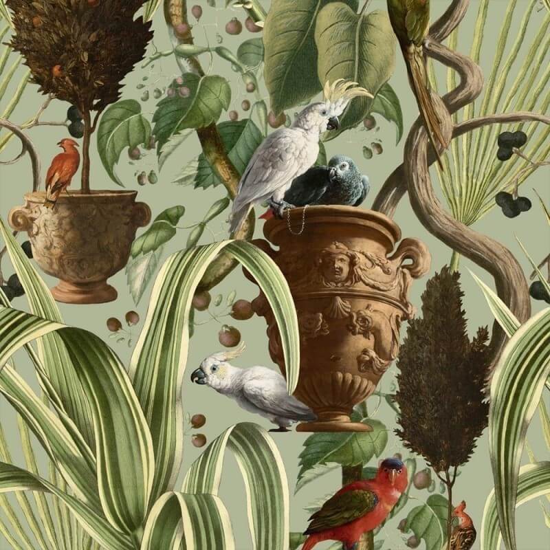 Carta da parati panoramica Exotic Menagerie Mindthegap