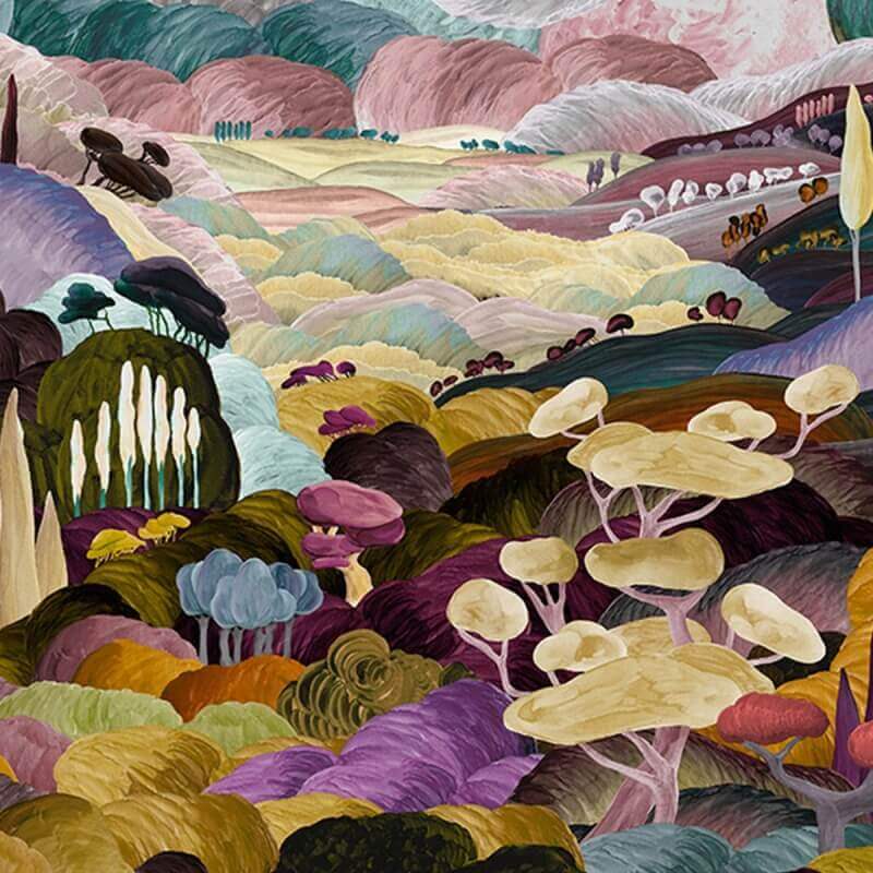 Carta da parati panoramica Les Songes Toscans Arte