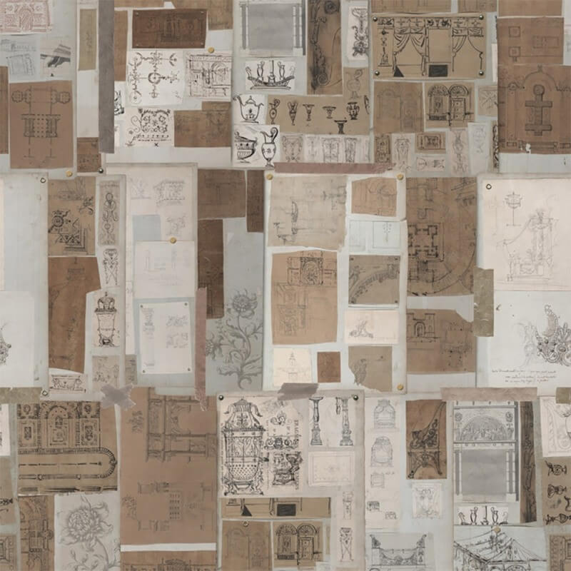 Carta da parati panoramica The Sketch Book  Mindthegap