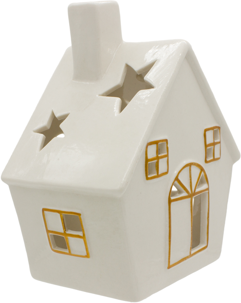 Casetta In Ceramica Con Led