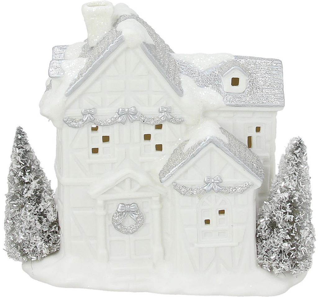 Casetta In Porcellana Con Alberi