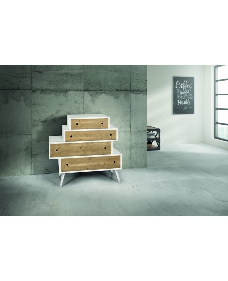 CASSETTIERA 110x45 ABETE SPAZZOLATO