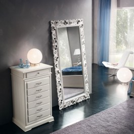 CASSETTIERA LEGNO MASSELLO COLORE BIANCO vari colori