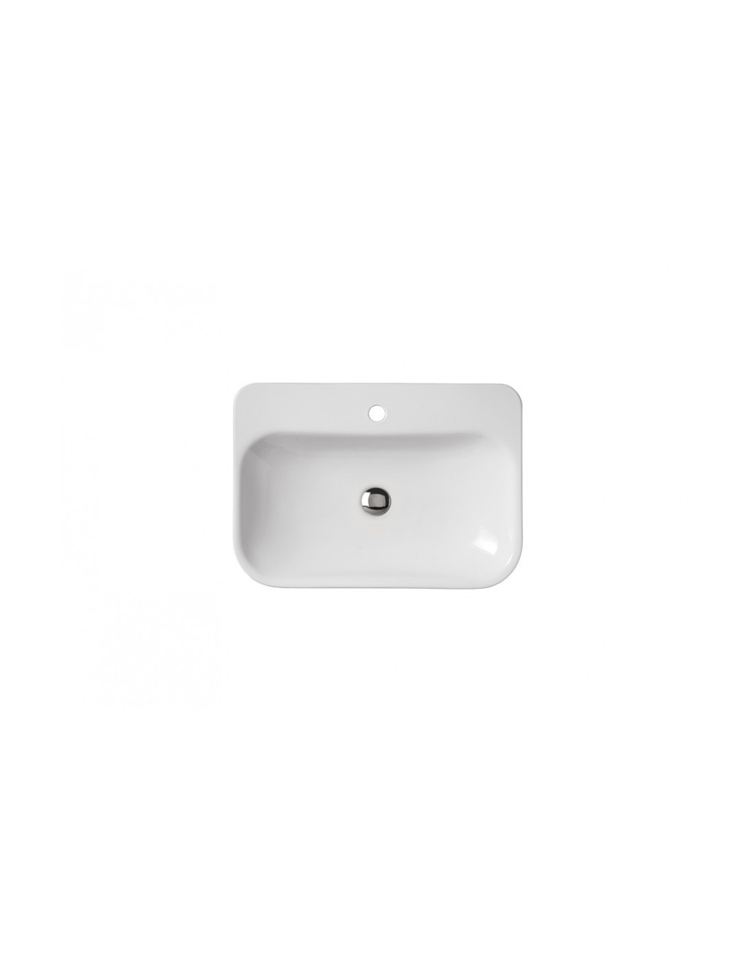 Ceramica Althea - Diva Slim Lavabo ad incasso con foro 65x43  H 4cm - 41107