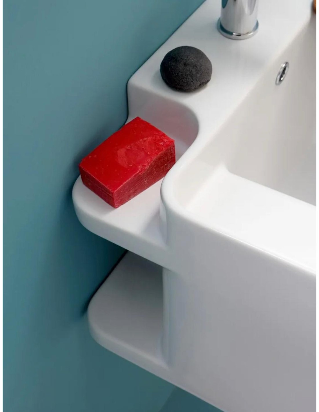 Ceramica Azzurra - Lavabo sospeso Anfibio 60 cm senza foro