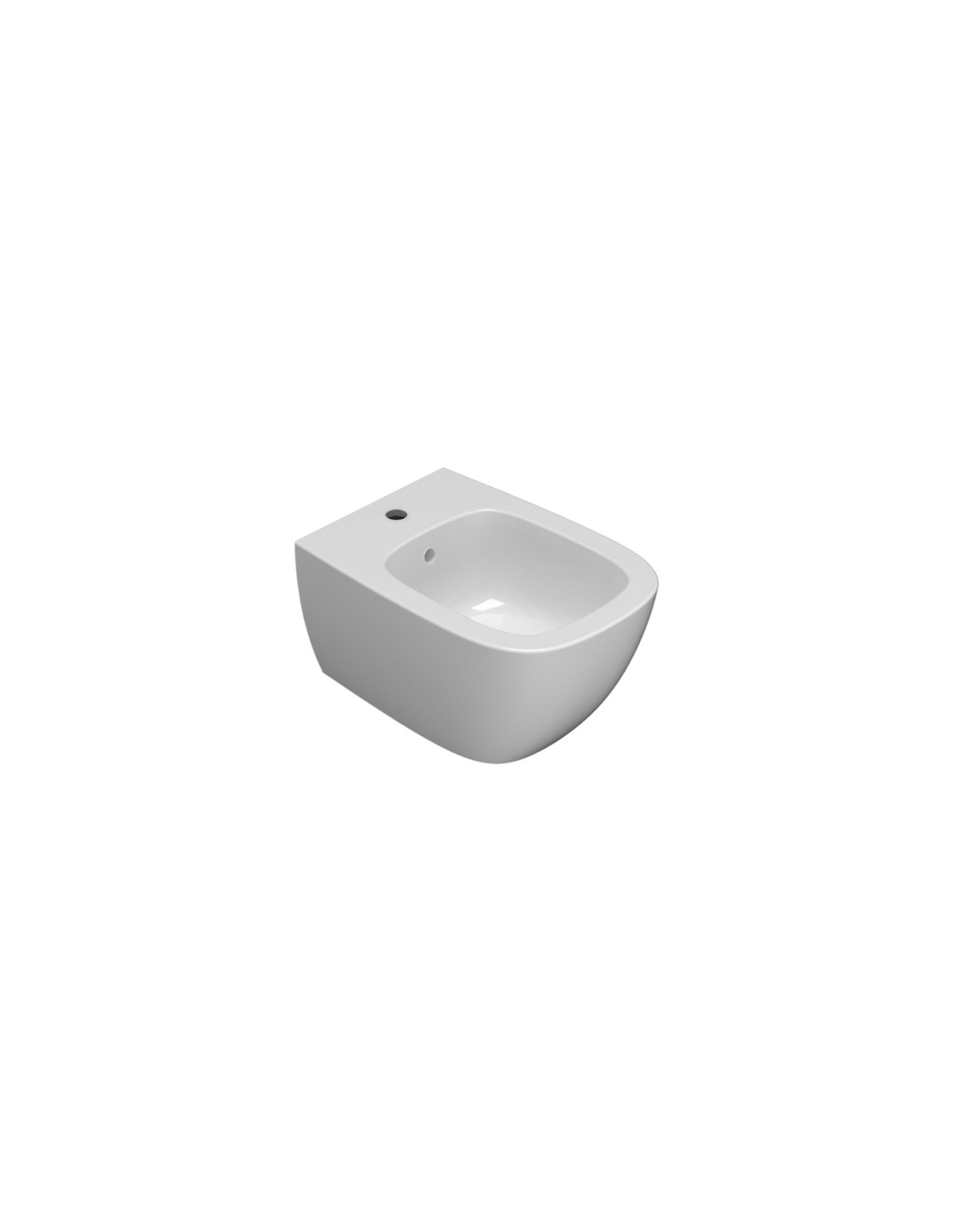 Ceramica Globo - Genesis sospeso 50 cm Bidet BIANCO OPACO - GNS10BO