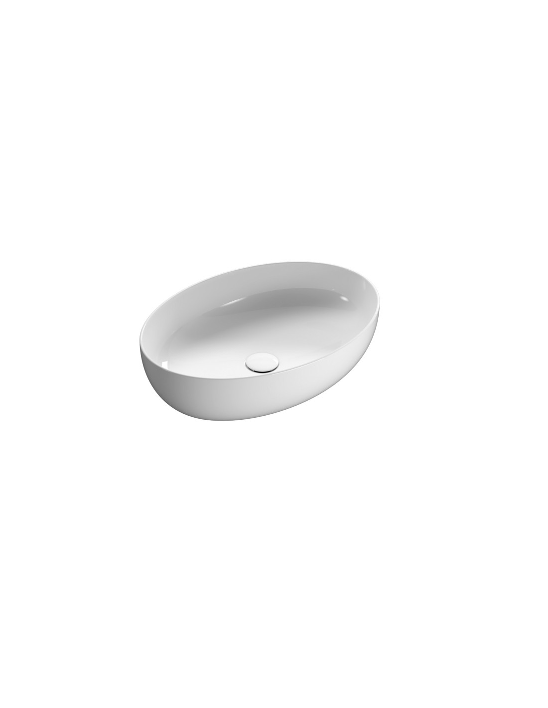 Ceramica Globo - Lavabo 4All d'appoggio 60x42 - TFO060