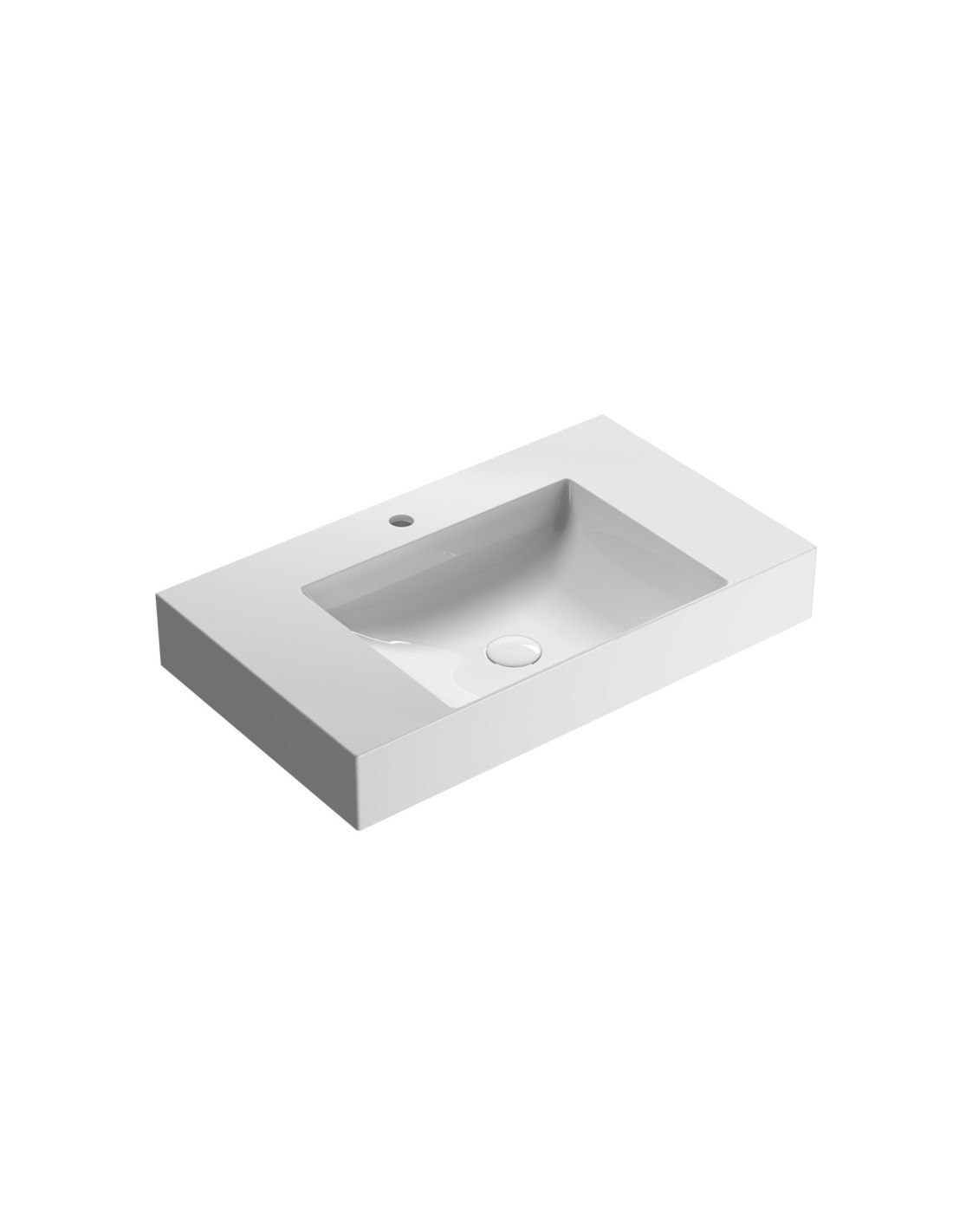 Ceramica Globo - Lavabo T - Edge sospeso o d'appoggio 80*47 - B6R82