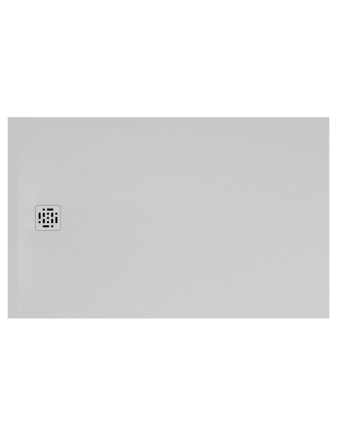 CERAMICA GLOBO - piatto Docciapietra 100x160 BIANCO - DP16100