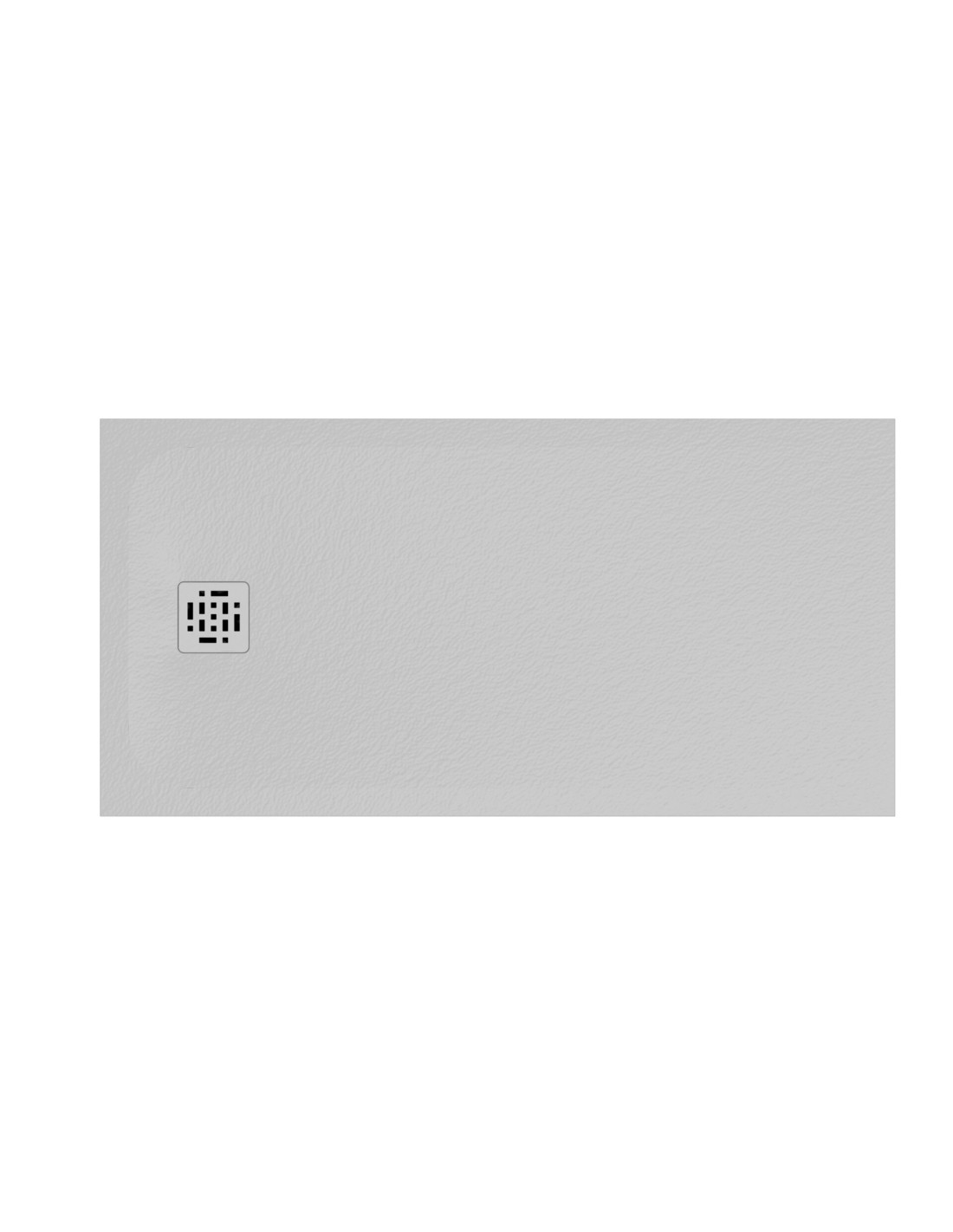 CERAMICA GLOBO - piatto Docciapietra 70x140 BIANCO - DP14070