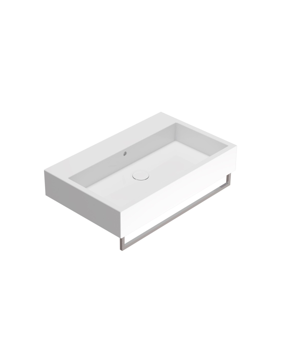 Ceramica Globo - Portasciugamani frontale in ottone cromato PT001