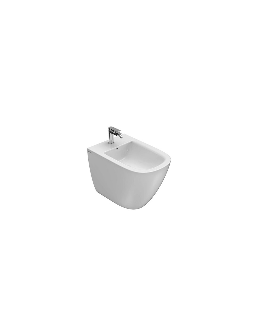 Ceramica Globo - Stockholm bidet filomuro con scarico traslato 58X37 LA009