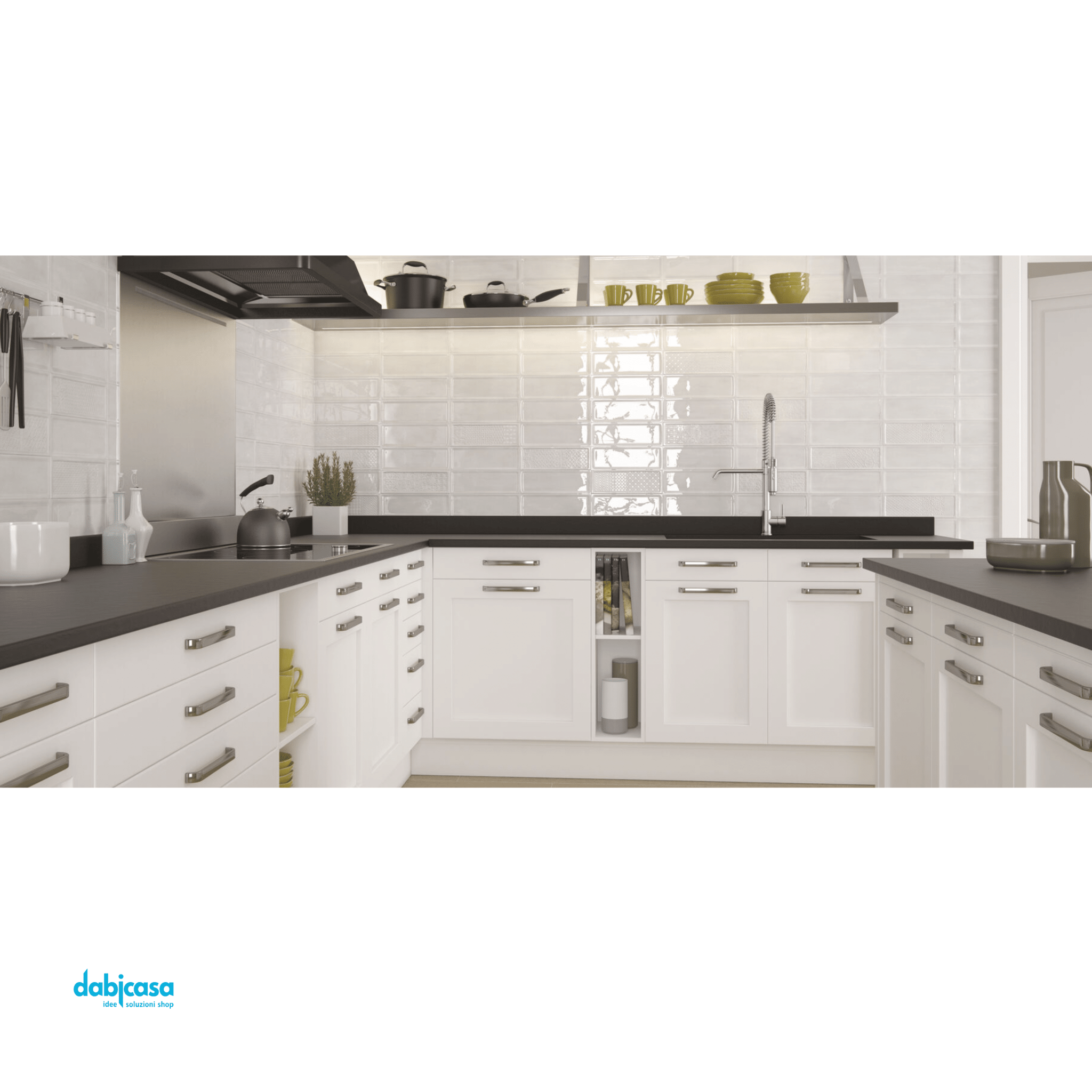 Cifre Ceramica "Titan" Ivory Glossy Rett.30x90