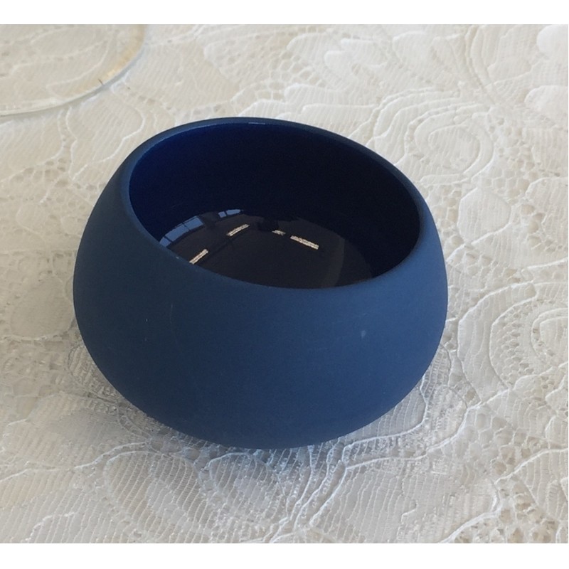 CIOTOLA CON BORDO INCLINATO BLEU 7.3 CM. 7 CL DEGRENNE