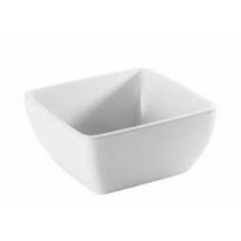 CIOTOLA QUADRA CM 9X9X4 EASY BLACK&WHITE MELAMINA BIANCO APS