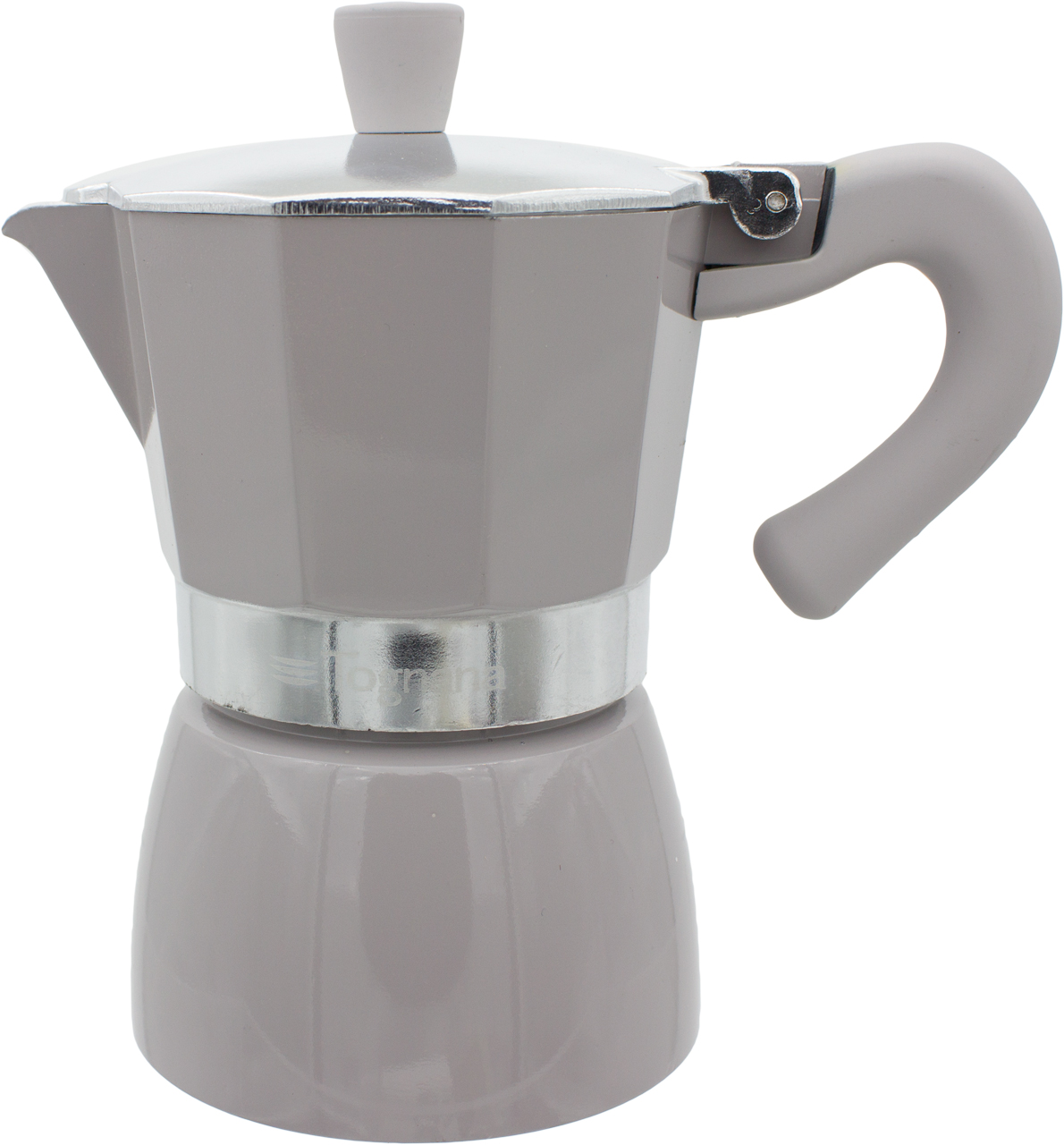 Coffee Star Moka 3 Tazze Grigio