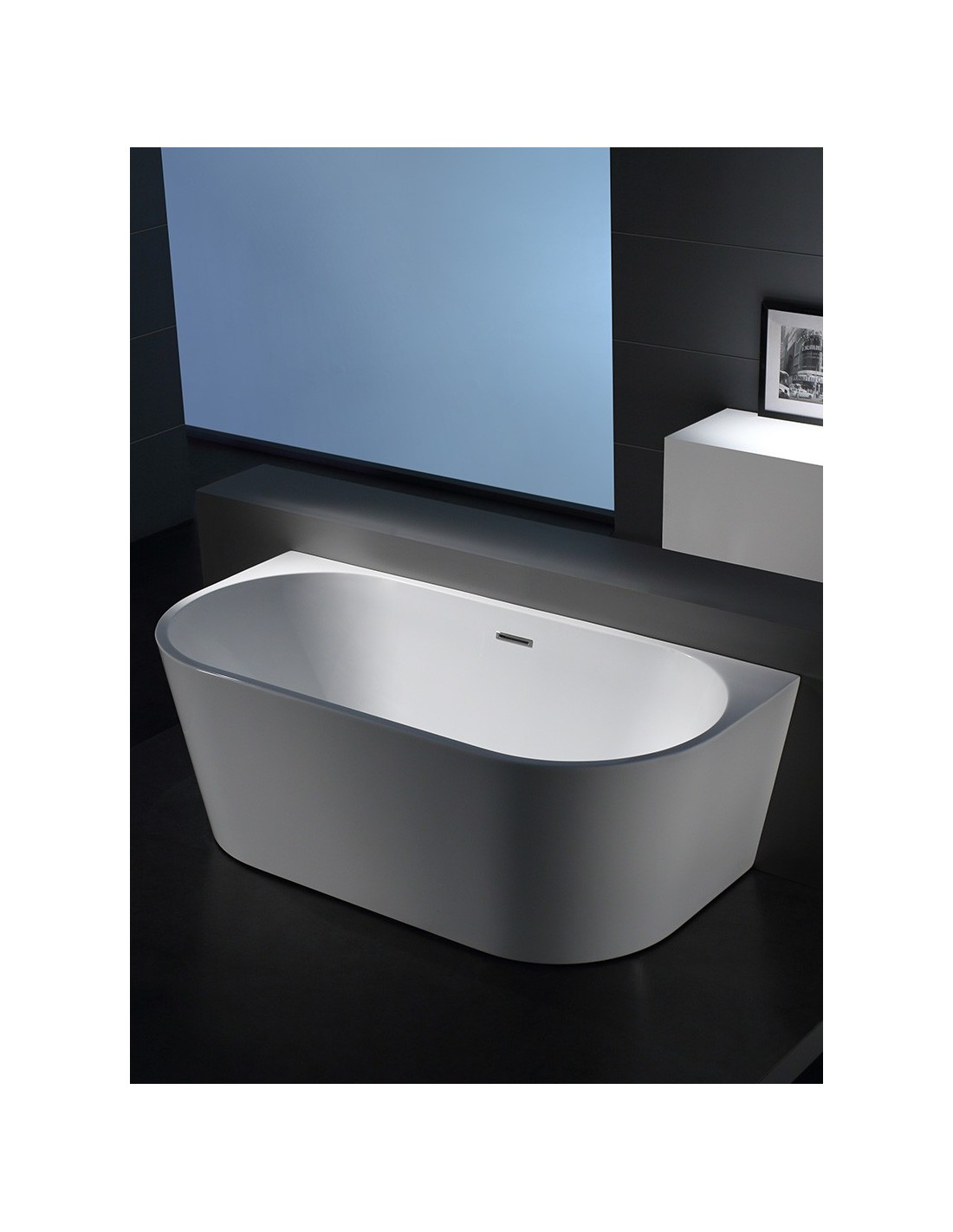 Colacril - Vasca Freestanding in Acrilico in Bianco Lucido - Bari