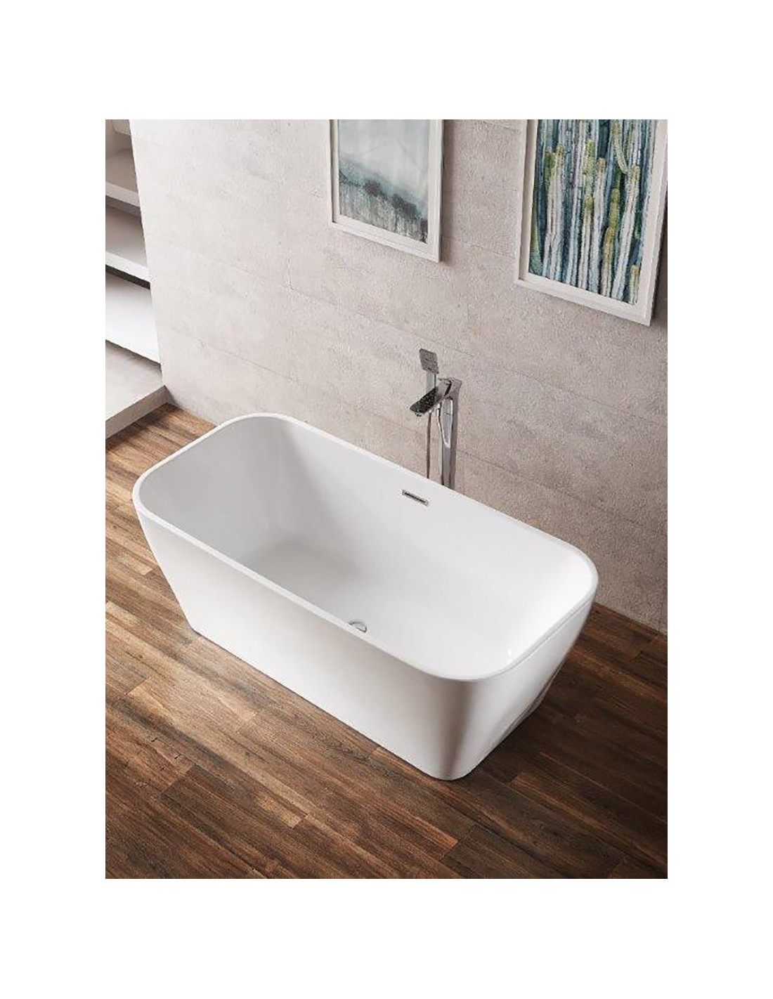 Colacril - Vasca Freestanding in Acrilico in Bianco Lucido - Pisa