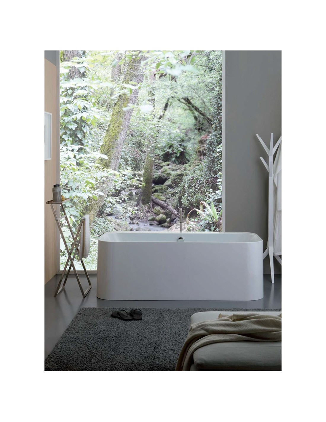 Colacril - Vasca Freestanding in Acrilico in Bianco Lucido - Roma